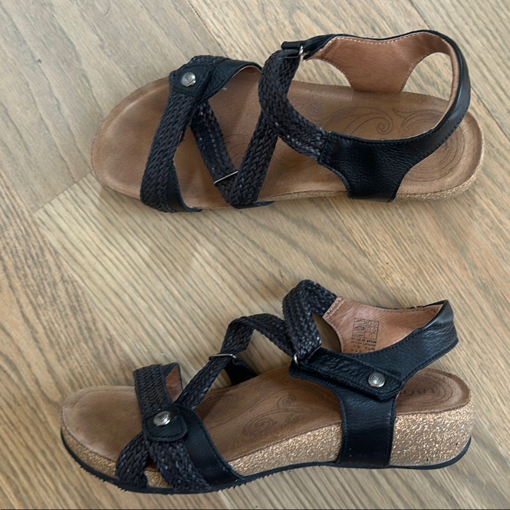 TAOS Trulie Black Braided Leather